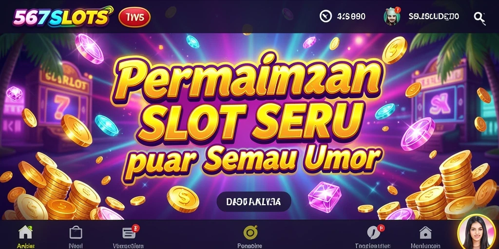 Gameplay 567SLOTS yang menarik dan menghibur.