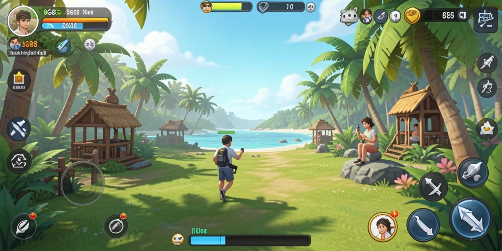 Tangkapan layar gameplay 8G8G menunjukkan keseruan permainan.