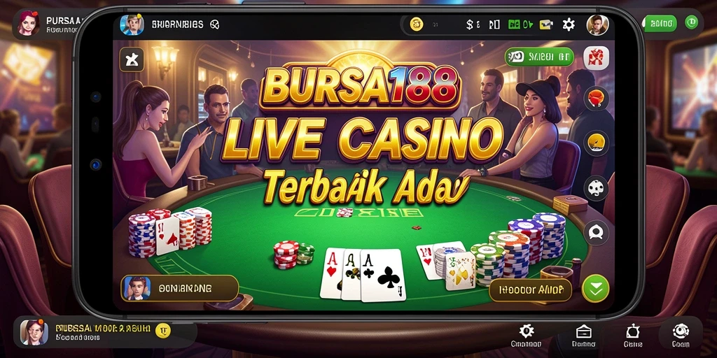 Screenshot gameplay Live Casino yang interaktif dan menarik.