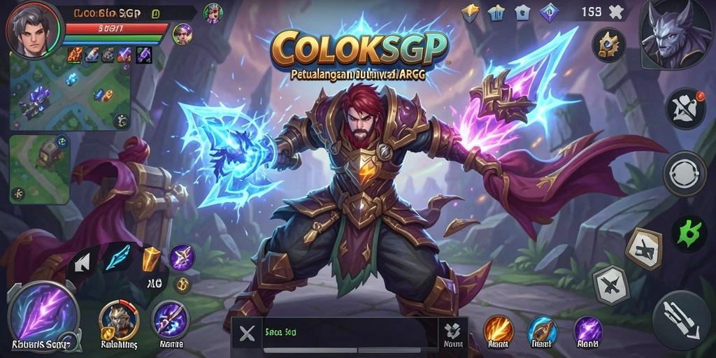 Gameplay seru COLOKSGP dengan aksi pertarungan yang mendebarkan.