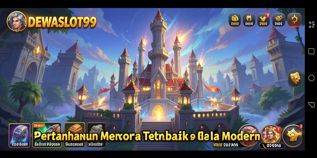 Tangkapan layar DEWASLOT99 yang menampilkan pertempuran Tower Defense seru.