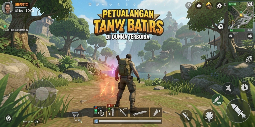 Gameplay MPO2121 menampilkan eksplorasi dunia yang kaya dan interaktif.