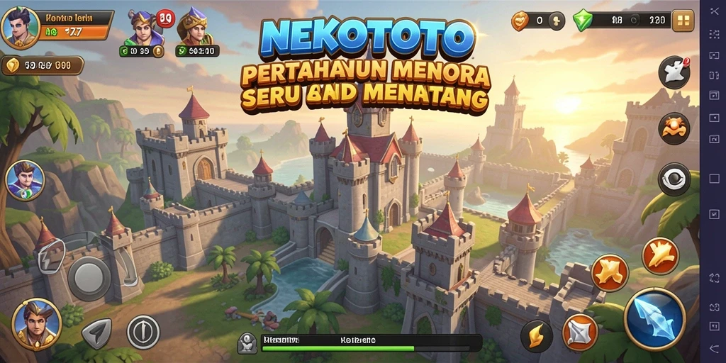 Tampilan screenshot gameplay NEKOTOTO yang mendebarkan dan strategis.