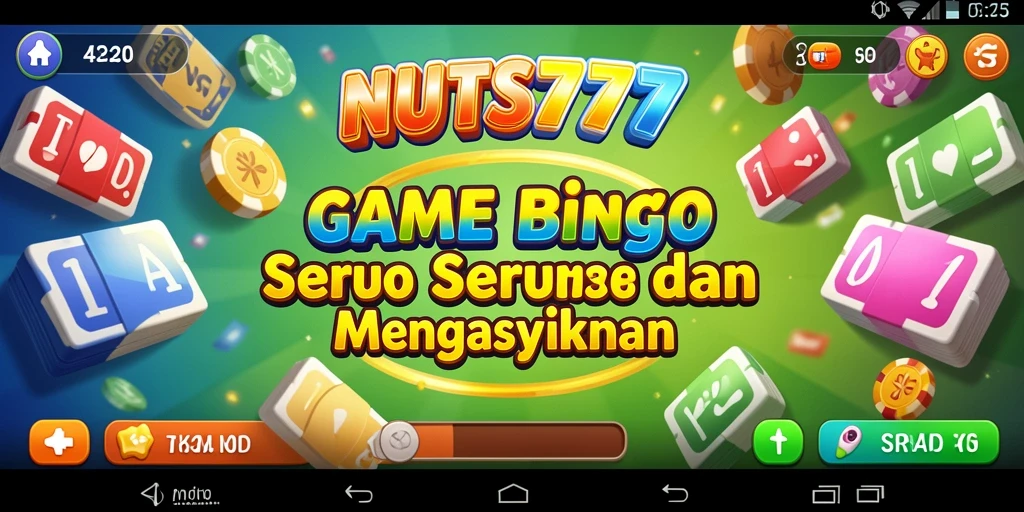 Tampilan gameplay Bingo yang menarik di NUTS777.