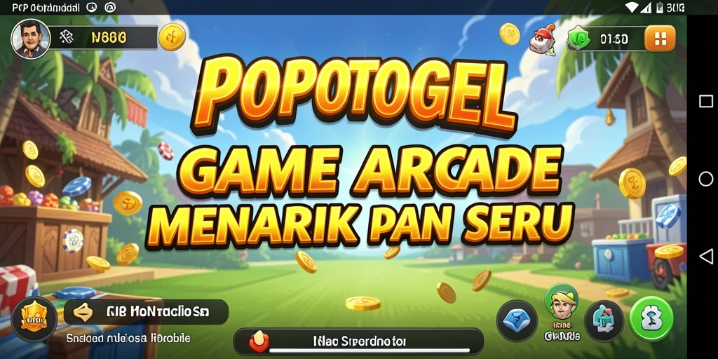 Tampilan gameplay seru dan penuh warna dari POPOTOGEL.