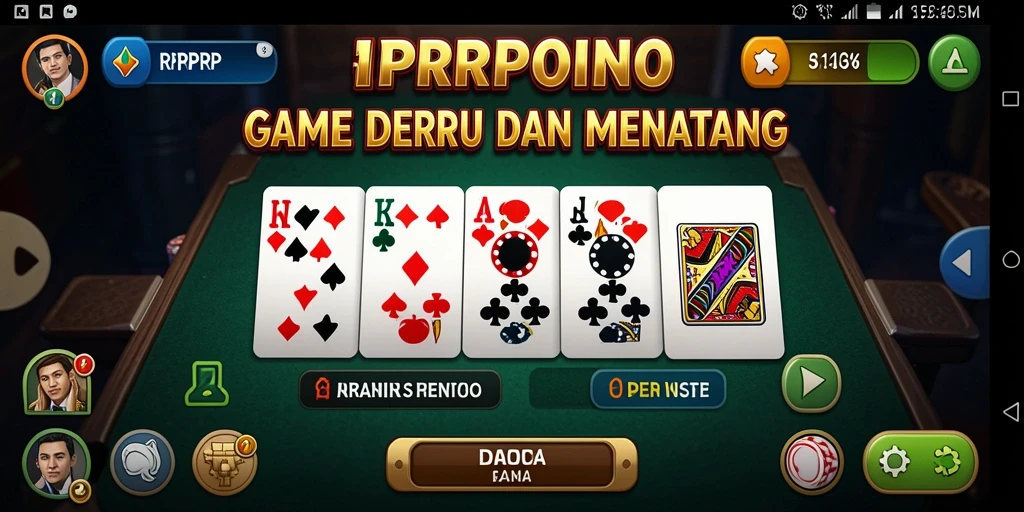 Tampilan menarik dari gameplay RPRPRP yang mendebarkan.